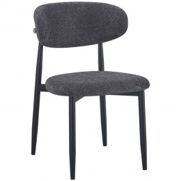 Chair Folegio Boucle 235-000045 50x57x79,5cm Anthracite-Black ANTHRACITE