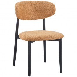 Chair Folegio Boucle 235-000046 50x57x79,5cm Camel-Black CAMEL