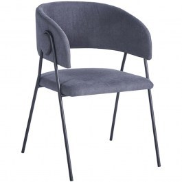 Armchair Rachele I 127-000197 52x65x79cm Anthracite-Black ANTHRACITE