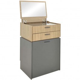Toilet With Mirror Sonlen 072-000154 60x45x130cm Anthracite-Sonoma SONOMA-ANTHRACITE