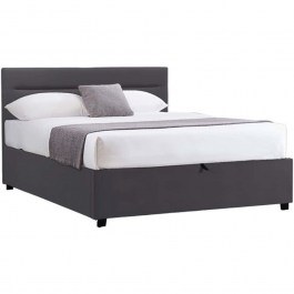 Bed With Storage Space Molito (For Mattress 120x200cm) 006-000057 128x214x91cm Anthracite ANTHRACITE