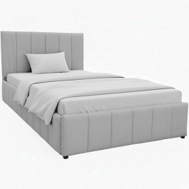 Κρεβάτι Με Αποθηκευτικό Χώρο Snuggle (Για Στρώμα 120x200cm) 388-000020 128x212x100cm Grey GREY