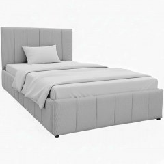 Κρεβάτι Με Αποθηκευτικό Χώρο Snuggle (Για Στρώμα 120x200cm) 388-000020 128x212x100cm Grey