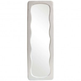 Καθρέπτης Δαπέδου Βελούδινος Lezour 233-000044 50x5x170cm White WHITE