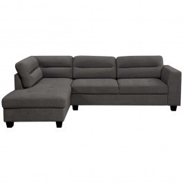 Corner Sofa (Right Corner) Camile 371-000006 270x174x95cm Anthracite ANTHRACITE