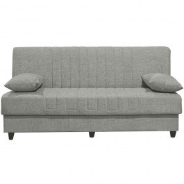 Sofa - Bed Three-Seater With Storage Space Romina 328-000024 190x75x85cm Grey GREY