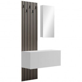 Entrance Furniture Arika 230-000089 100x37,1x199,5cm White-Sonoma WHITE-SONOMA