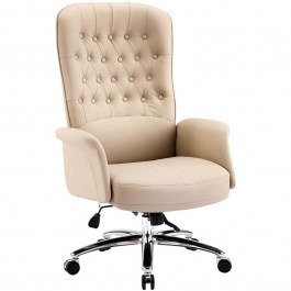Director's Office Chair Kaline 033-000032 69x79x115/123cm Beige BEIGE