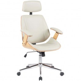 Director's Office Chair Fetseno 332-000019 53x56x113,5/123,5cm Beige BEIGE