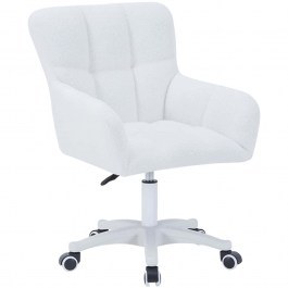 Office Chair Givole 327-000036 55x50x76/86cm White WHITE