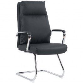 Visitor Chair Siquel I 090-000017 58x62x105cm Black BLACK