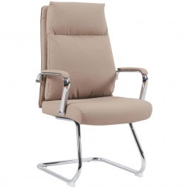 Visitor Chair Siquel I 090-000018 58x62x105cm Cappuccino CAPPUCCINO