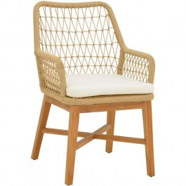 Armchair Elaiza 343-000004 58x60x90cm Natural-Beige NATURAL-BEIGE