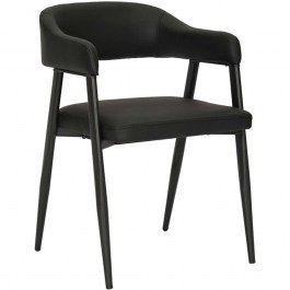 Armchair Sezan 350-000028 56x55x78cm Black BLACK