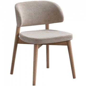 Καρέκλα Siena 381-000002 48x50x81cm Natural-Beige