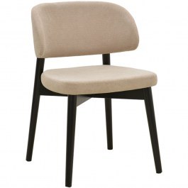 Καρέκλα Siena 381-000017 48x50x81cm Beige-Black BEIGE
