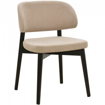 Καρέκλα Siena 381-000017 48x50x81cm Beige-Black