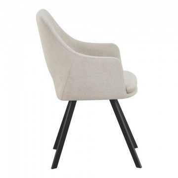 Armchair Initiate 093-000041 56x58x85cm Cream