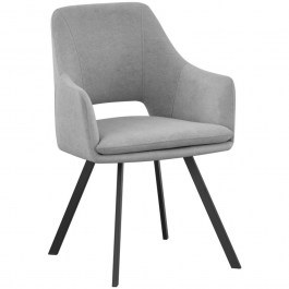 Armchair Initiate 093-000042 56x58x85cm Grey GREY