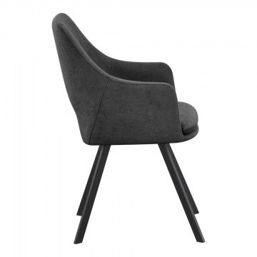 Armchair Initiate 093-000043 56x58x85cm Anthracite