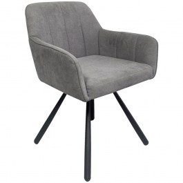 Πολυθρόνα Kinuz 392-000029 55x60x86cm Grey GREY