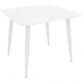 Τραπέζι Κήπου Vista 404-000035 80x80x72cm White WHITE