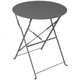 Folding Garden Table Bistro 400-000005 D60x71cm Anthracite ANTHRACITE