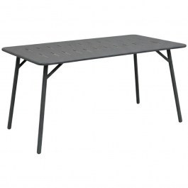 Τραπέζι Moraja 218-000049 140x80x72cm Black BLACK