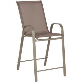 Σκαμπό Μπαρ Calan 130-000199 55x70x114cm Champagne-Brown CHAMPAGNE-BROWN