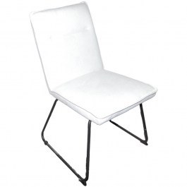 Chair Essential 029-000389 54x59x89cm White-Black WHITE
