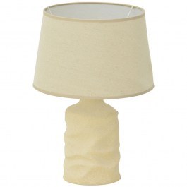 Table Lamp Wabbi 387-000016 D28x41cm 1xΕ27 60W Beige Inart BEIGE