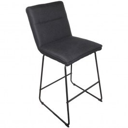 Σκαμπό Μπαρ Essential 029-000392 53x64,5x107cm Black BLACK