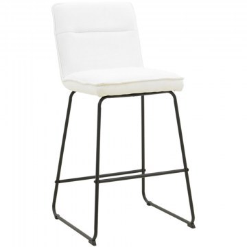 Bar Stool Essential 029-000393 53x64,5x107cm White-Black