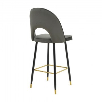 Bar Stool Casenio 292-000125 48x50x107cm Anthracite-Black