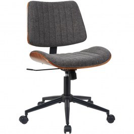 Καρέκλα Γραφείου Amani 332-000044 52x54x81/90cm Walnut-Grey GREY