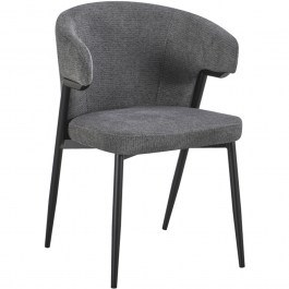 Armchair Ezande 428-000018 48x55x81,5cm Black-Anthracite ANTHRACITE