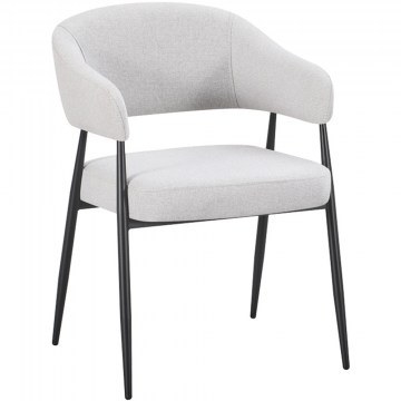 Armchair Filonda 428-000003 47x58x79cm Black-Grey
