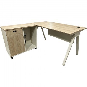 Professional Corner Desk Pregab 367-000026 140x70x75cm Oak-Beige