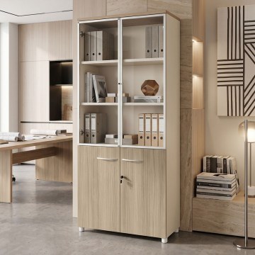 Bookcase Lictra 367-000030 80x40x200cm Oak-Beige