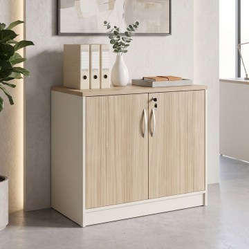 Office Cabinet Armadi 367-000032 80x40x80cm Oak-Beige