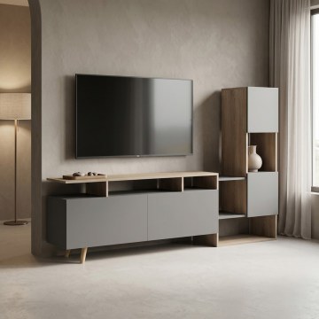 TV Composition Defry 230-000274 177,5x31,5x110cm Sonoma-Anthracite