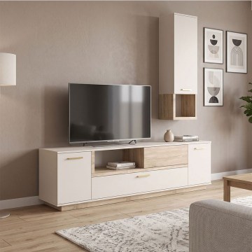 TV Composition Norda 192-000076 187x40x58,4cm Cream-Oak
