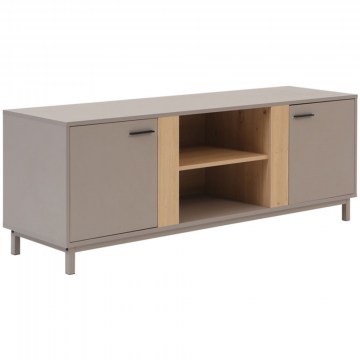 TV Furniture Polenio 225-000099 150x40x53cm Taupe-Natural