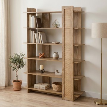 Floor Rack Oslo 086-000025 100x32x146,5cm Sonoma