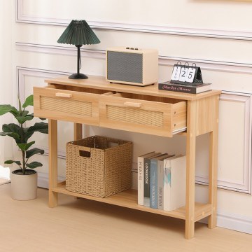 Console Alenda 370-000042 100x30x76cm Natural