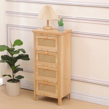Chest Of Drawers Scandy 370-000039 34,5x26x78,5cm Natural