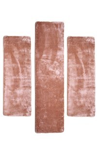 Σετ Χαλιά Κρεβατοκάμαρας 3Τμχ. Fluffy Pink