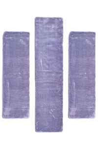 Σετ Χαλιά Κρεβατοκάμαρας 3Τμχ. Fluffy Purple