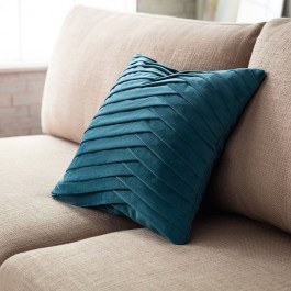 Decorative Pillowcase Milena 635B 09 Blue Gofis Home BLUE