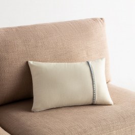 Deco Pillowcase Chrome 930C/01 Off White-Jean Gofis Home JEAN